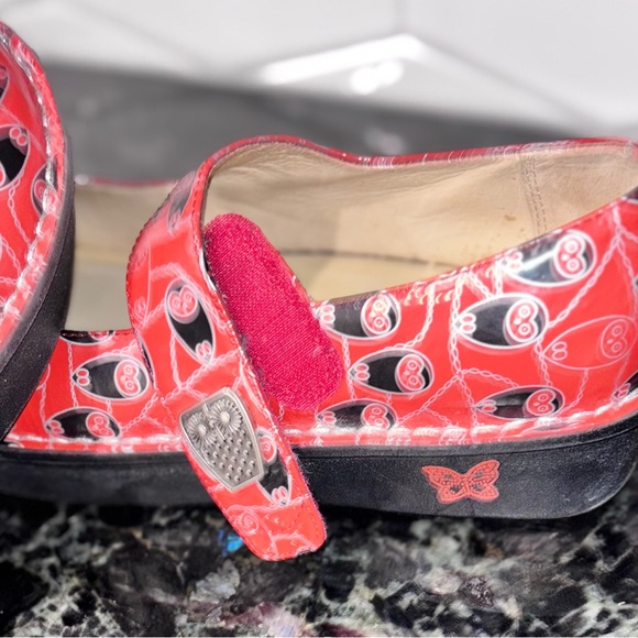 Algeria Paloma Mary Jane’s in Coral Owl Print Women’s size 41 - Picture 14 of 15